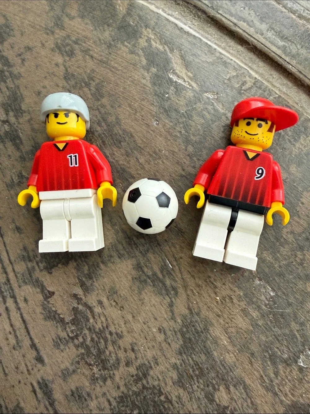 LEGO Soccer Minifigures 2002-2004 World Cup + LEGO Soccer Ball